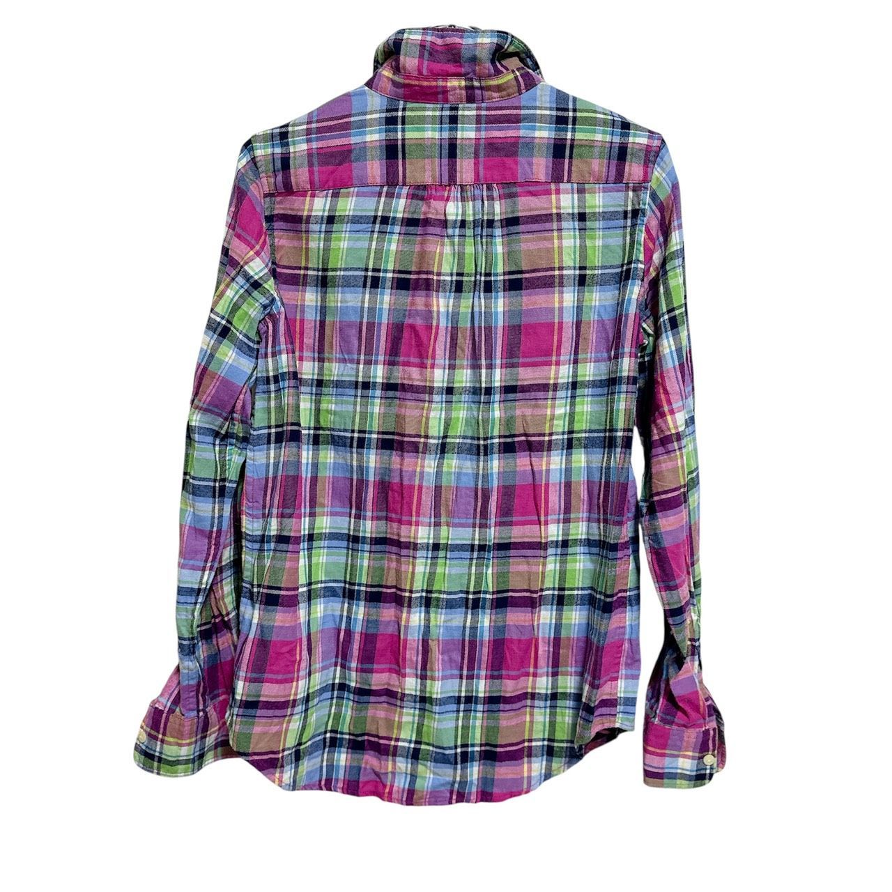 Z1542 RALPH LAUREN ラルフローレン チェック 長袖シャツ キッズ