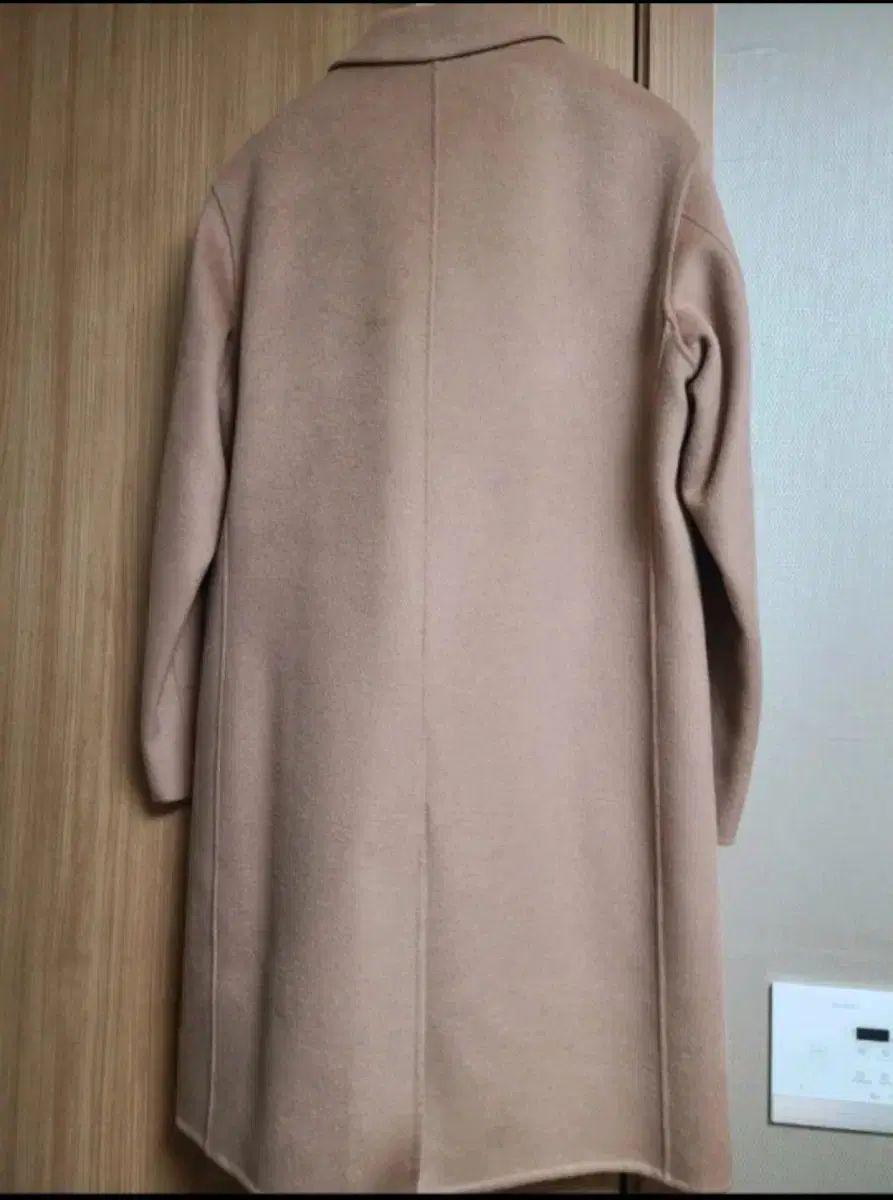 ビーンポール ベージュ ウール混 シングル コート