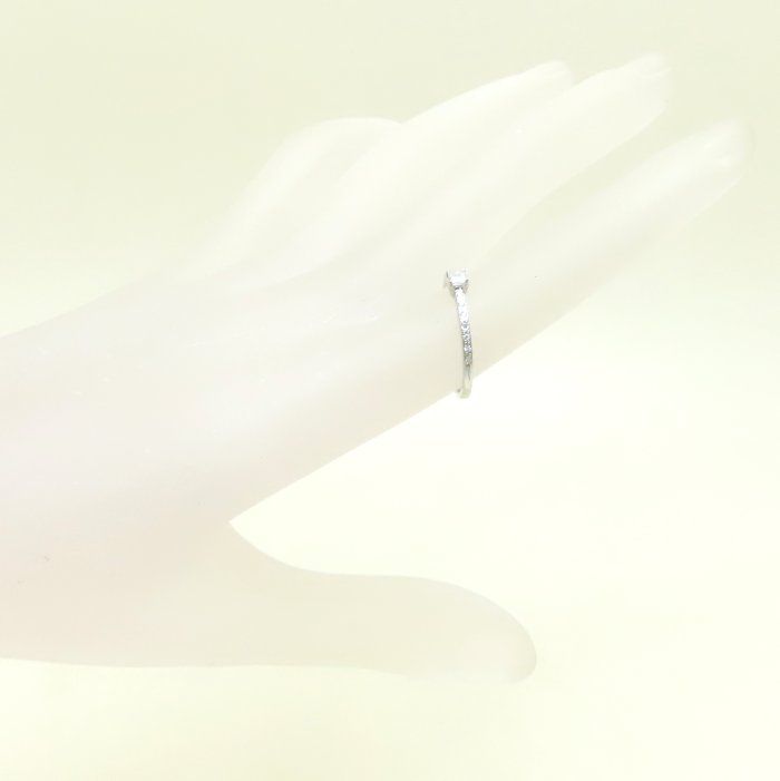 VENDOME Aoyama ヴァンドーム青山 ダイヤモンド リング 指輪 ダイヤモンド0.16 ct 13号 Pt 950プラチナ レディース 294495 BJ