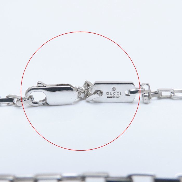 GUCCI グッチ チェーン ネックレス 42 cm シルバー925 レディース 294506 BJ