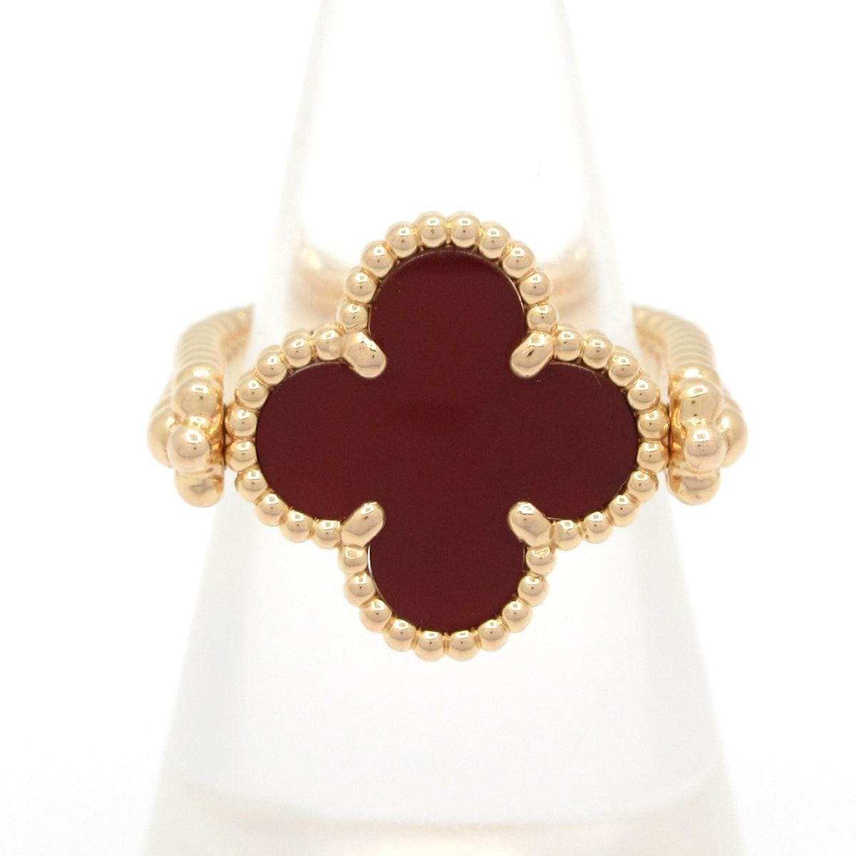 ヴィンテージ・手作り！K18 カーネリアン リング 5.07g M1787 ヴィンテージ・手作り！K18 カーネリアン リング 5.07g M1787