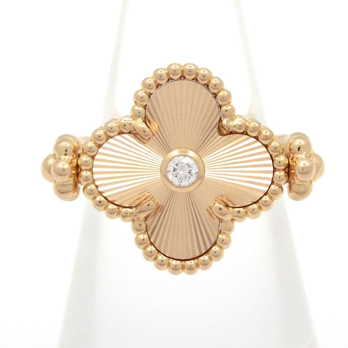 ヴァンクリーフ&アーペル リング美品 ヴィンテージ アルハンブラ