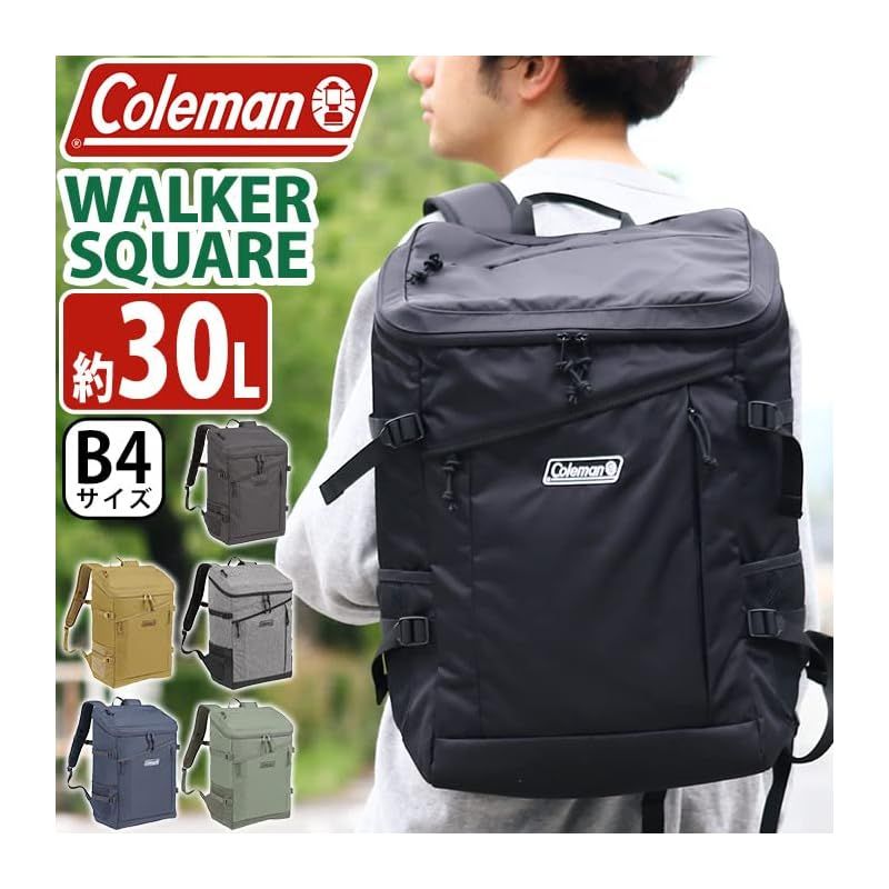 コールマン ウォーカースクエアバックパック メンズ レディース ユニセックス リュック バックパック バッグ 30 L 通勤 通学 ビジネス 大容量 軽量 0