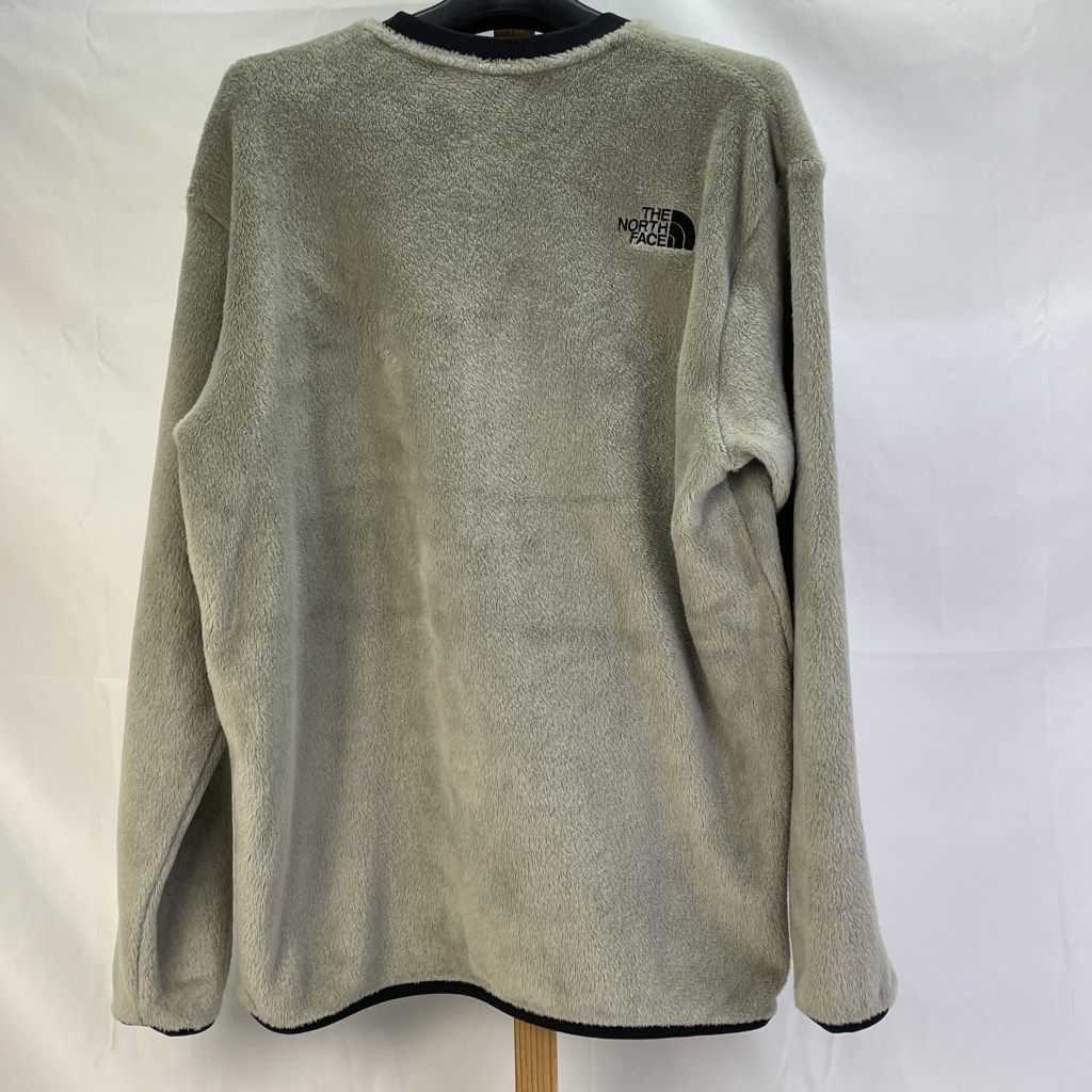 01 w-5690 ザ ノースフェイス THE NORTH FACE Versa MID CREW バーサミッドクルー フリーストレーナー ニュートープ グリーン サイズS インドネシア製 スウェット ポリエステル NA 72480 品