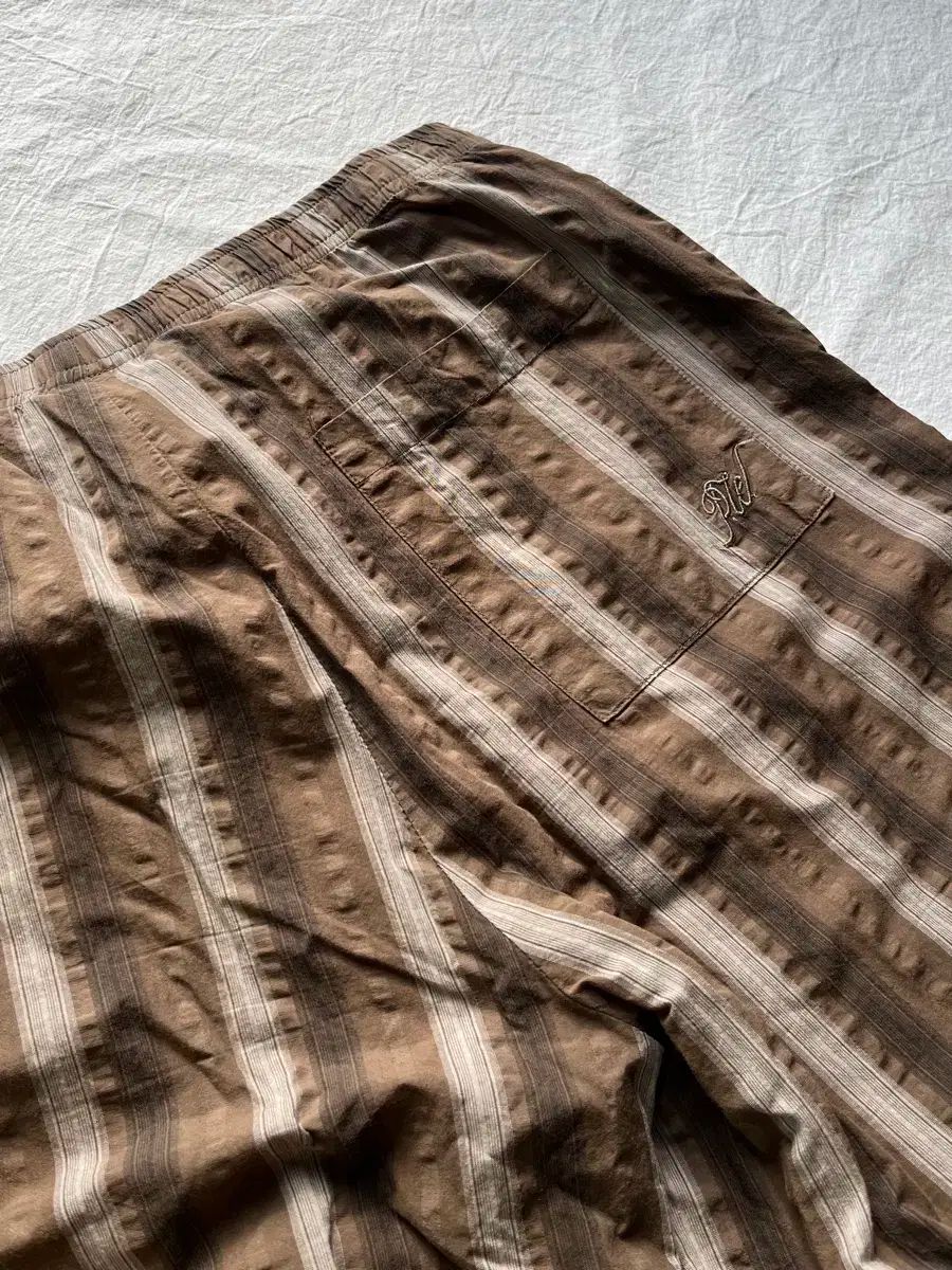  M PARTIMENTO パルティメント ストライプ イージー パンツ チノパン パンツ