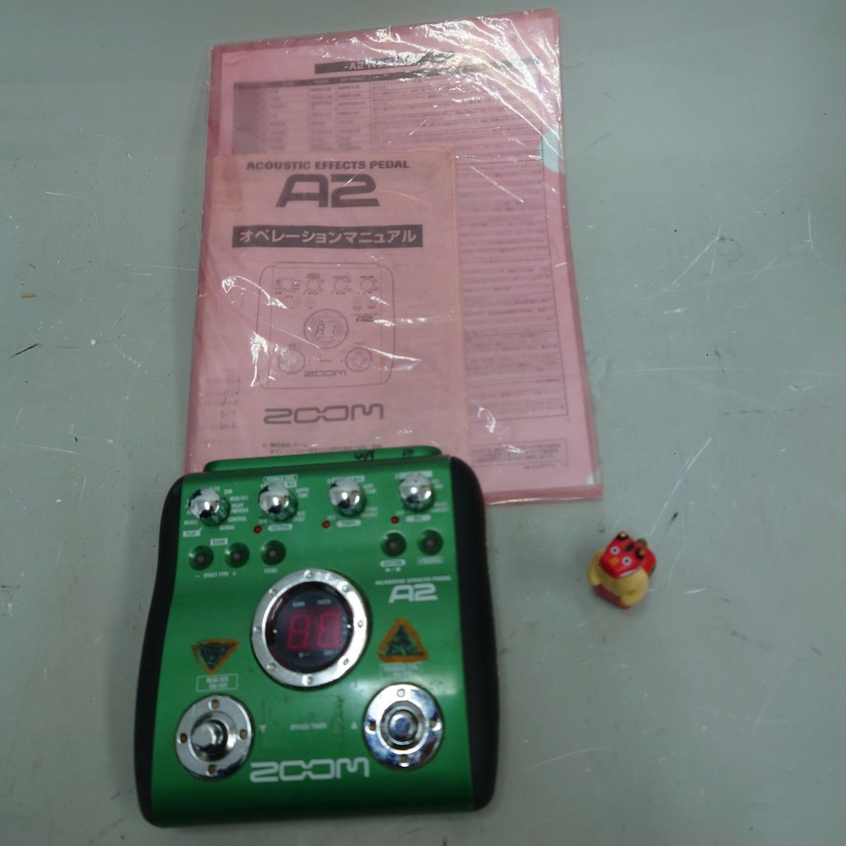 ZOOM A2 Acoustic Effects Pedal 動作品 マニュアル付き