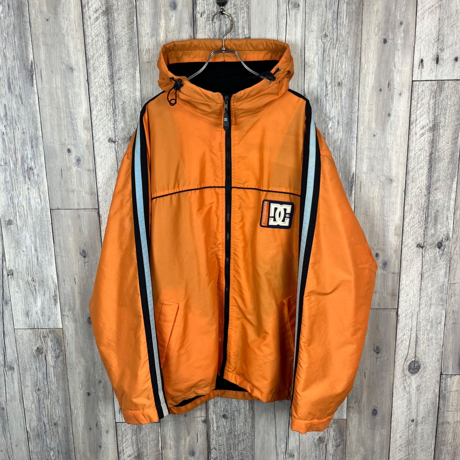 OLD DC SHOE CO USA 90 s ディーシー 裏地 フリース マウンテンパーカー ジャケット メンズ XL サイズ