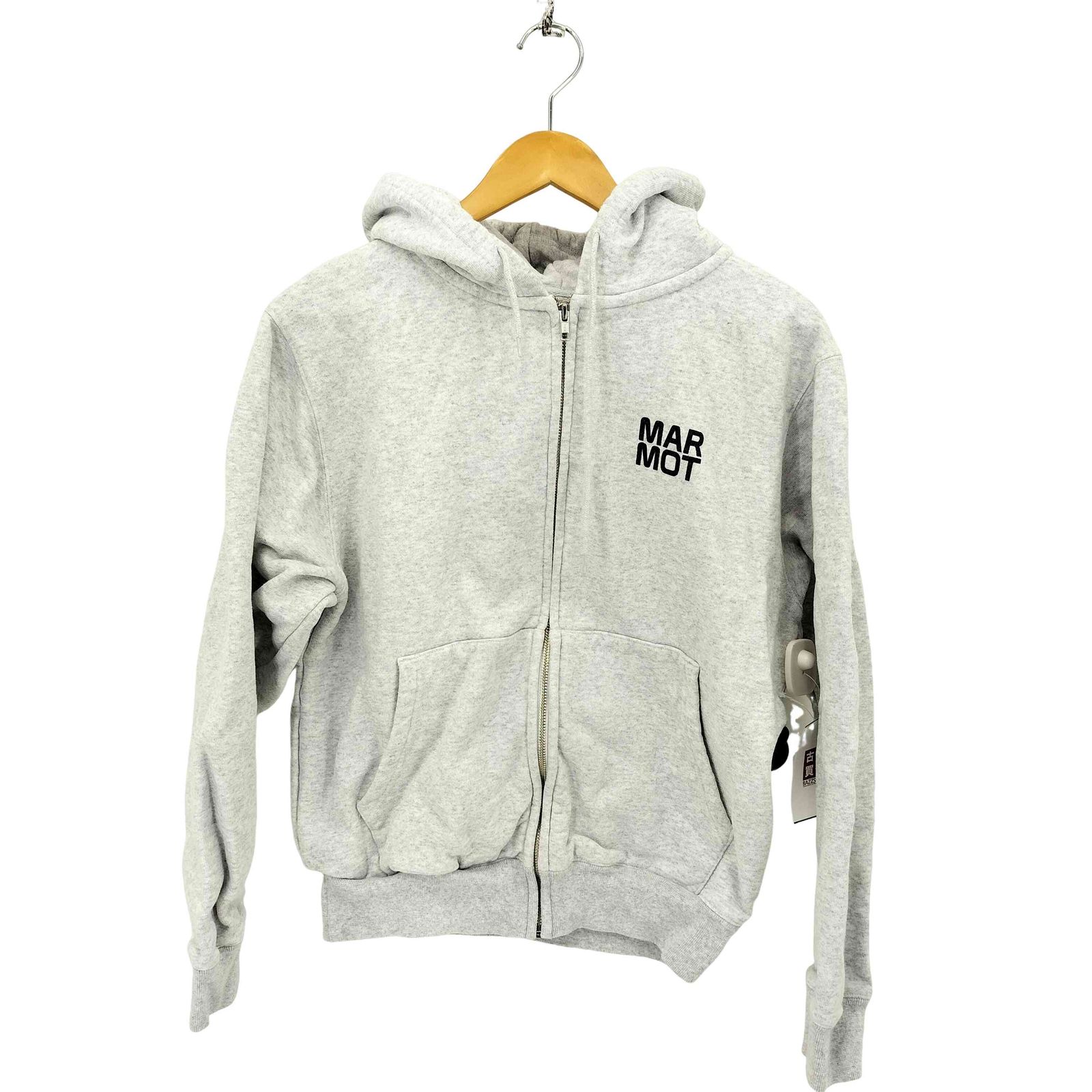 MARMOT(マーモット) CAPITAL LOGO ZIP UP HOODIE キャピタル ロゴ ジップアップ パーカー レディース import：M 【中古】【ブランド古着バズストア】 マーモット MARMOT CAPITAL LOGO ZIP UP HOODIE キャピタル ロゴ