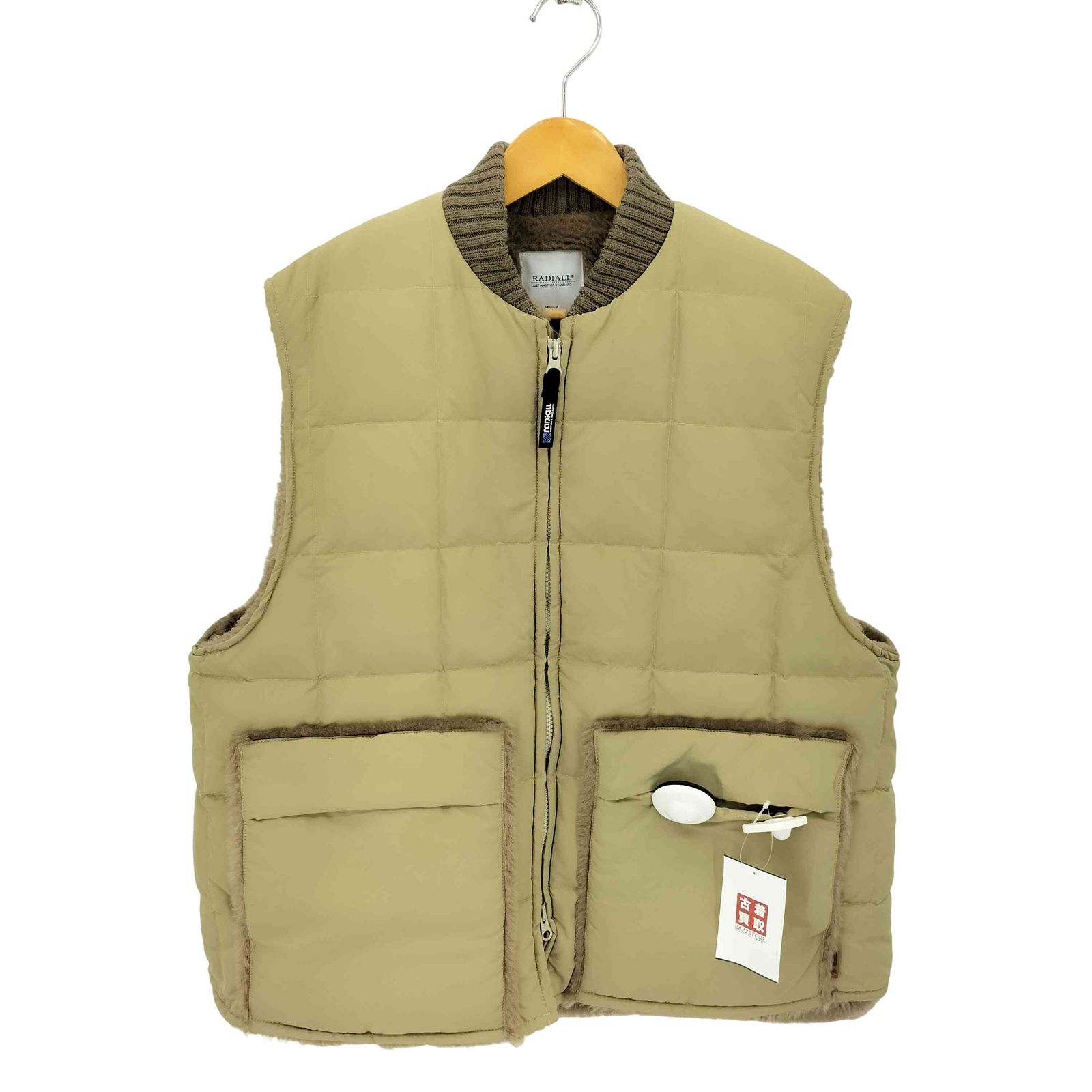 ラディアル RADIALL OLD COUNTRY - BOA VEST ナイロン ボアフリース 