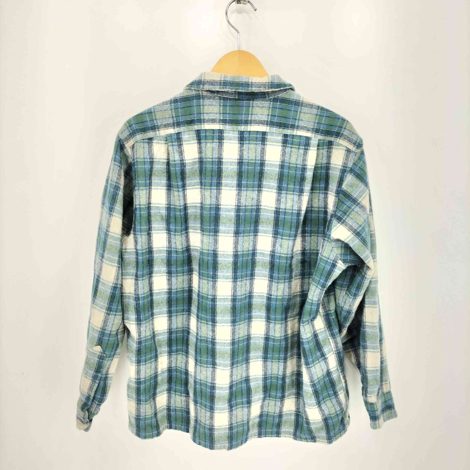ペンドルトン 70 s フラップポケット ウール フランネル ボードシャツ メンズ import XL