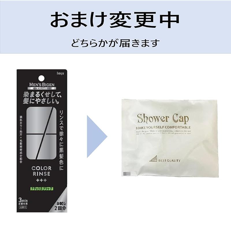 メンズビゲン カラーリンス (ナチュラルブラック) 160g+おまけ付
