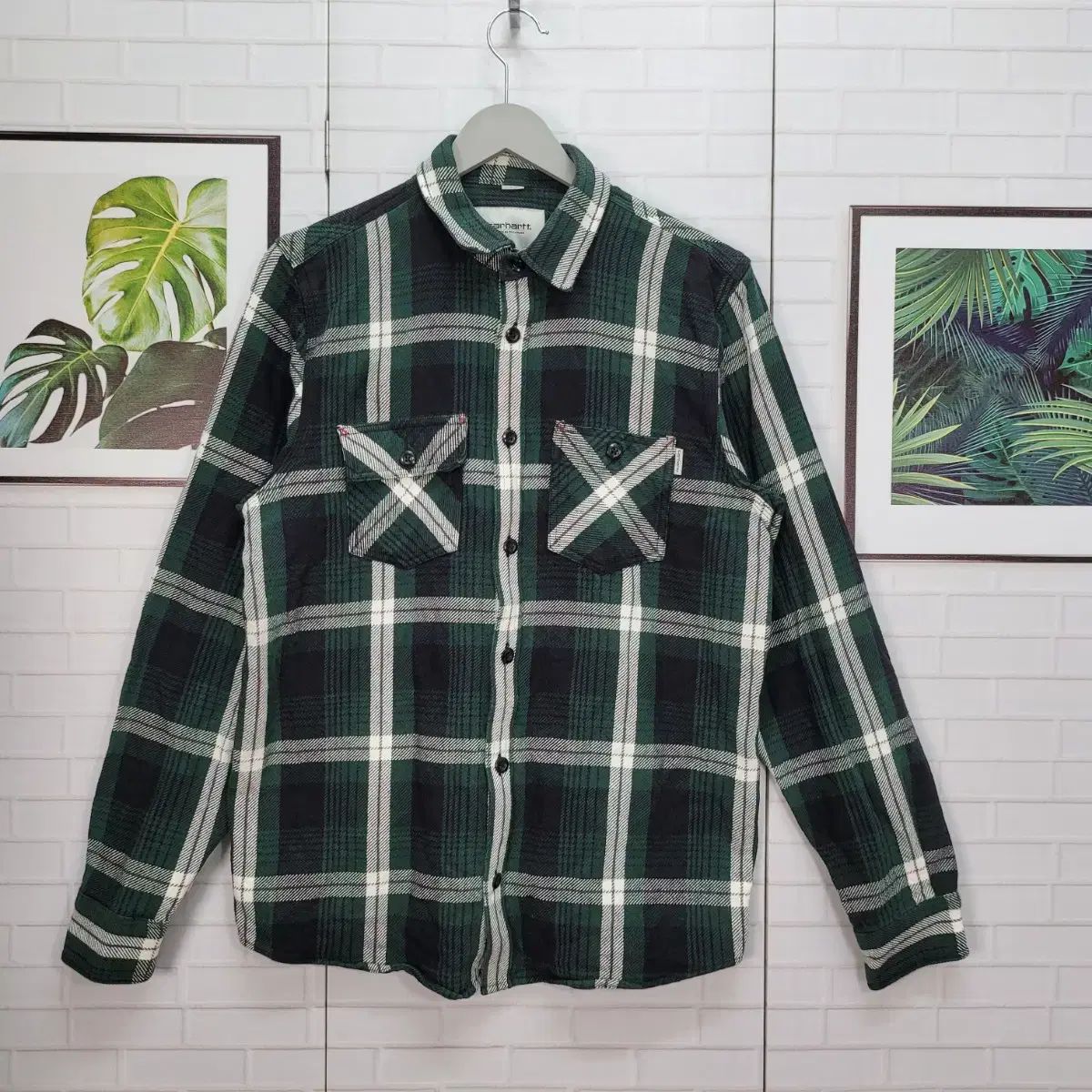 Carhartt WIP ローラー チェック 長袖 シャツ M サイズ 状態 最高