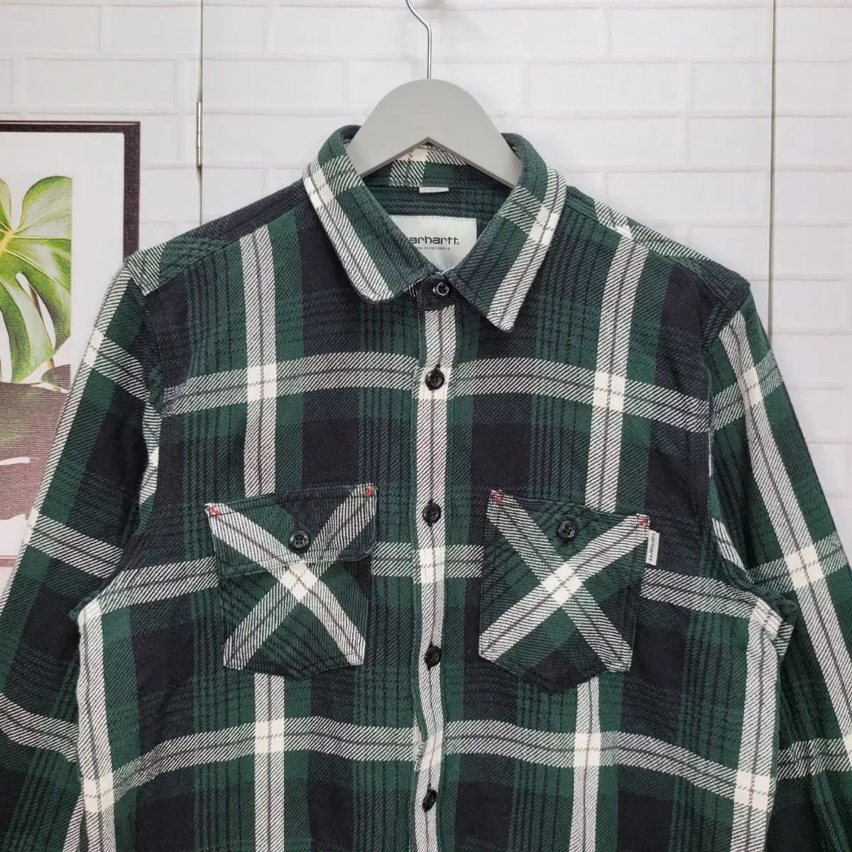 Carhartt WIP ローラー チェック 長袖 シャツ M サイズ 状態 最高