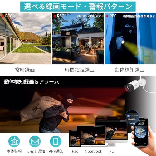  双方向音声 1 TB HDD内蔵 防犯カメラ ワイヤレスSovmiku 10インチ超 モニタ一体型NVR 1536 P 500万画素ワイヤレスカメラ2台セット10チャンネルまで増設可 遠隔監視 防水等級ip 66 AI動体検知 屋内 64058 c 93 その他 キッチン 食器