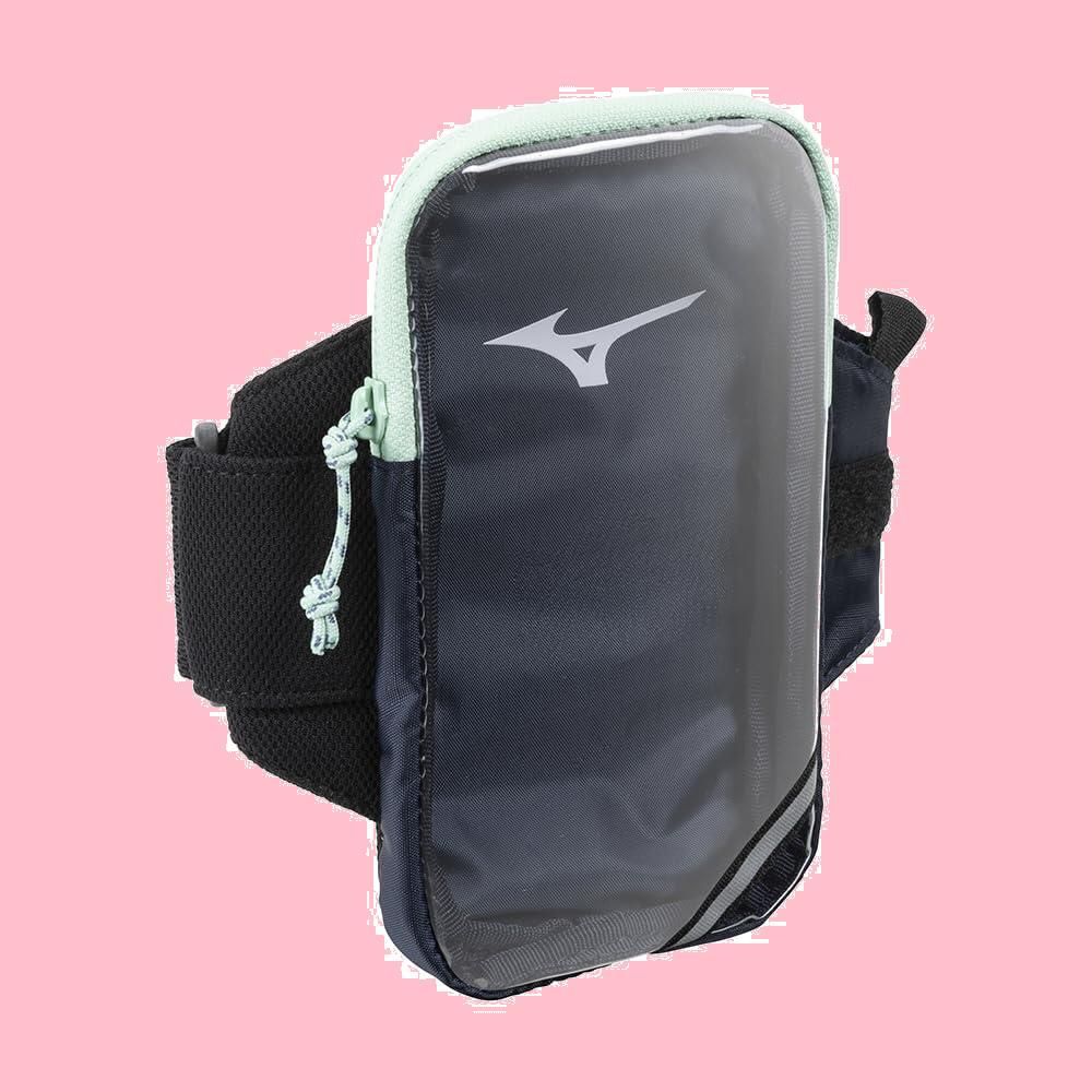 安い，お買い得 ランニング スポーツ用 スマホ 軽量 ポケット付 再帰反射 J3GDC014 アームポーチ 男女兼用 [ミズノ] その他