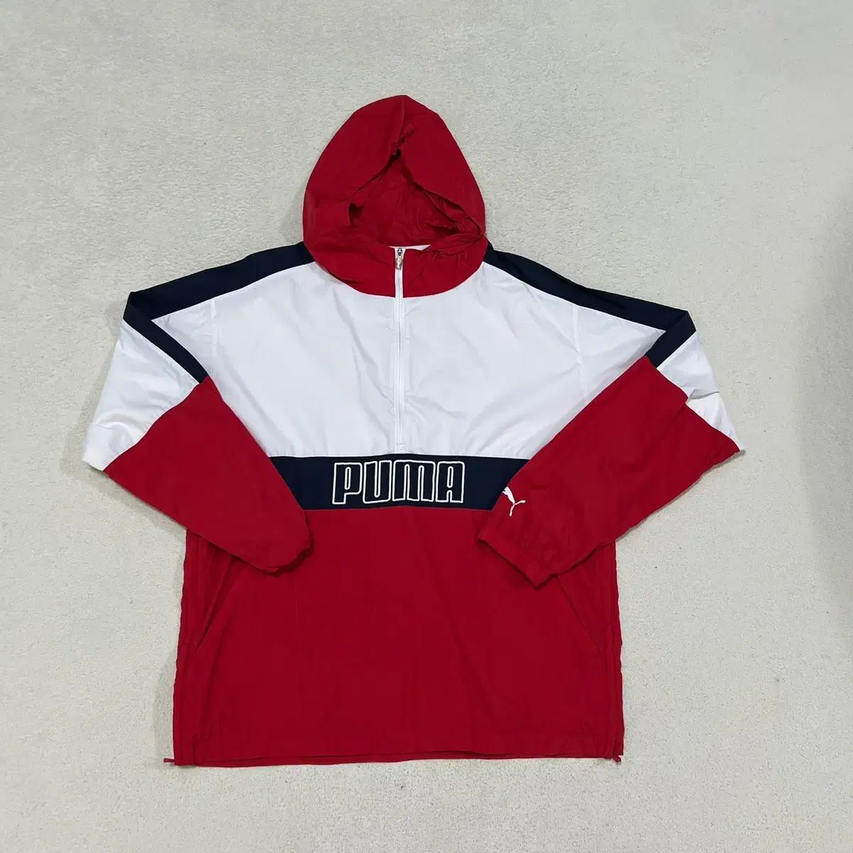 XL PUMA プーマ ストリート ウォームアップ ウィンドブレーカー Anorak