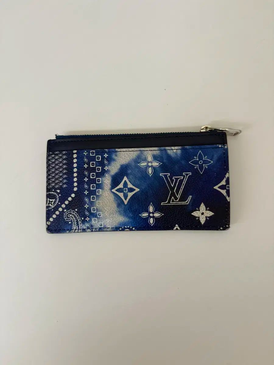 ルイヴィトン バンダナ ブルー コインホルダー