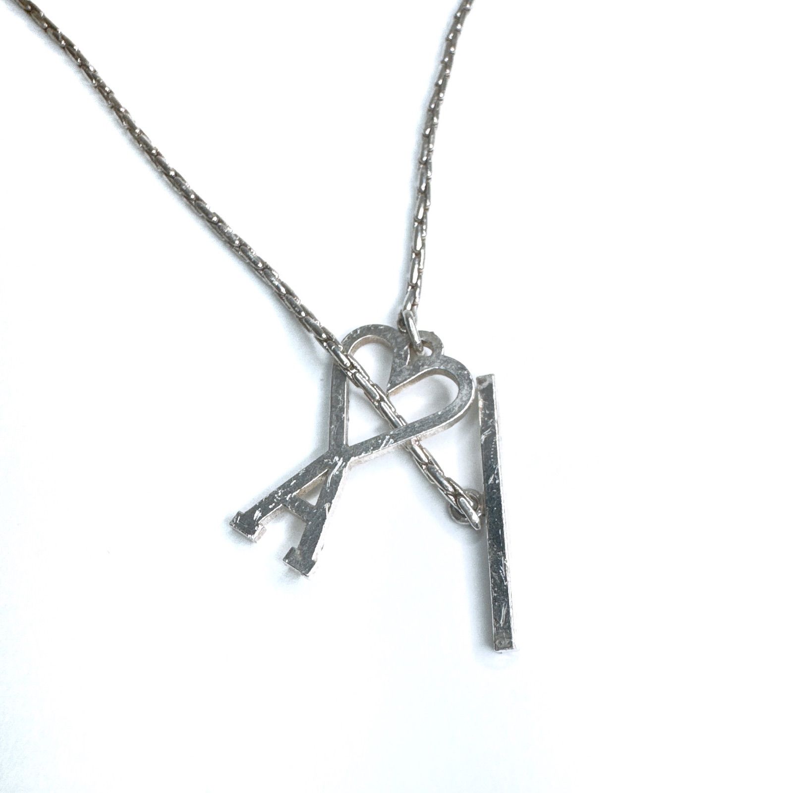 Ami Paris アミパリス ネックレス シルバー チェーン - メルカリ