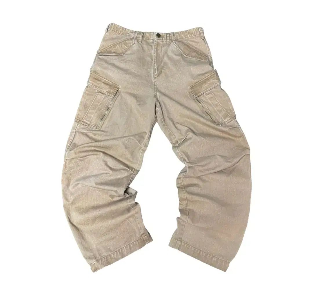 葵色 ヒカリ スナップ M 65 ジップ パンツ キャメル