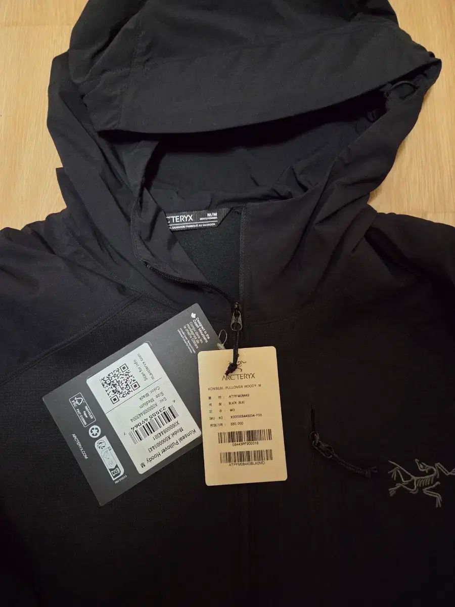 ARC TERYX アークテリクス 25 FW コンシール フール オーバー フーディー メンズ ブラック m サイズ 100 105