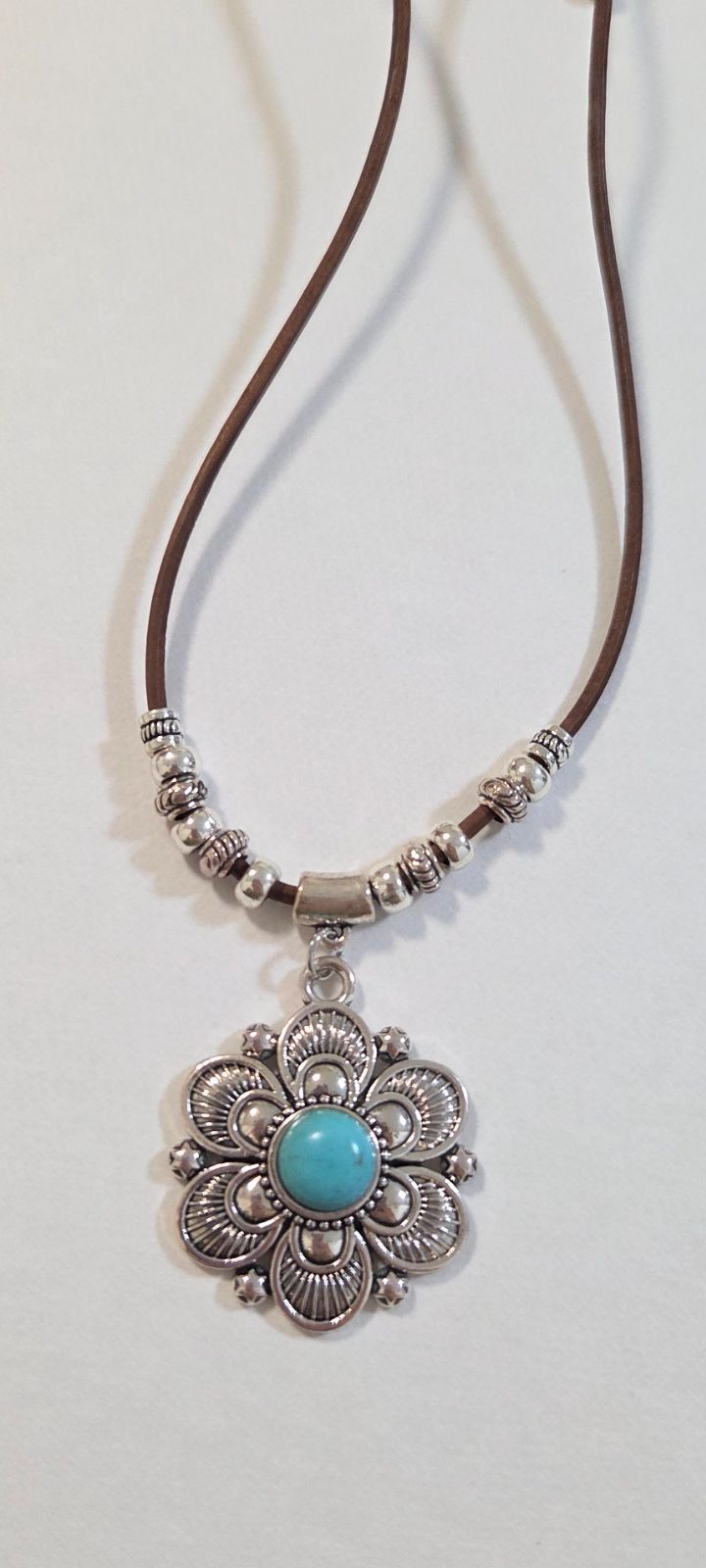 ターコイズ調ネックレス✨ レディースネックレス レディースターコイズ