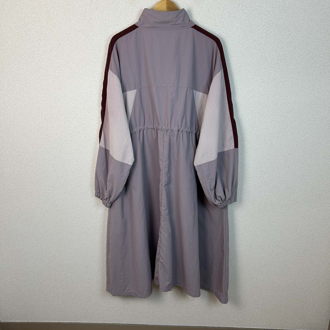 PUNYUS プニュズ ロングコート ナイロンコート 刺繍 パープル 3サイズ