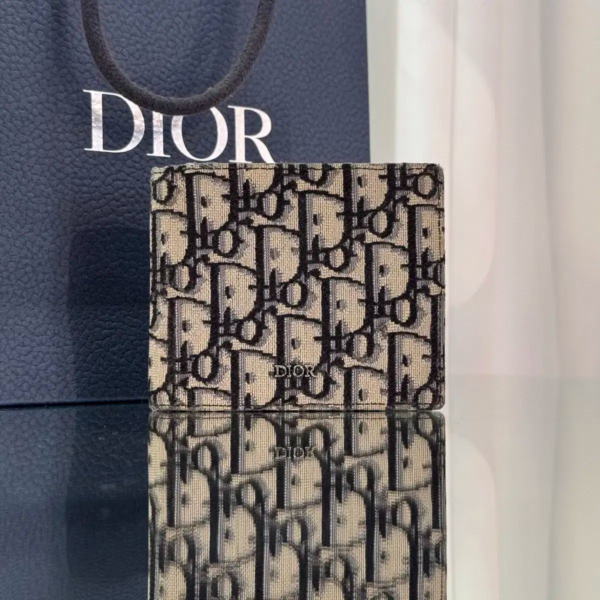 ディオール オブリーク 二つ折り財布 お買い物バッグ 贈呈