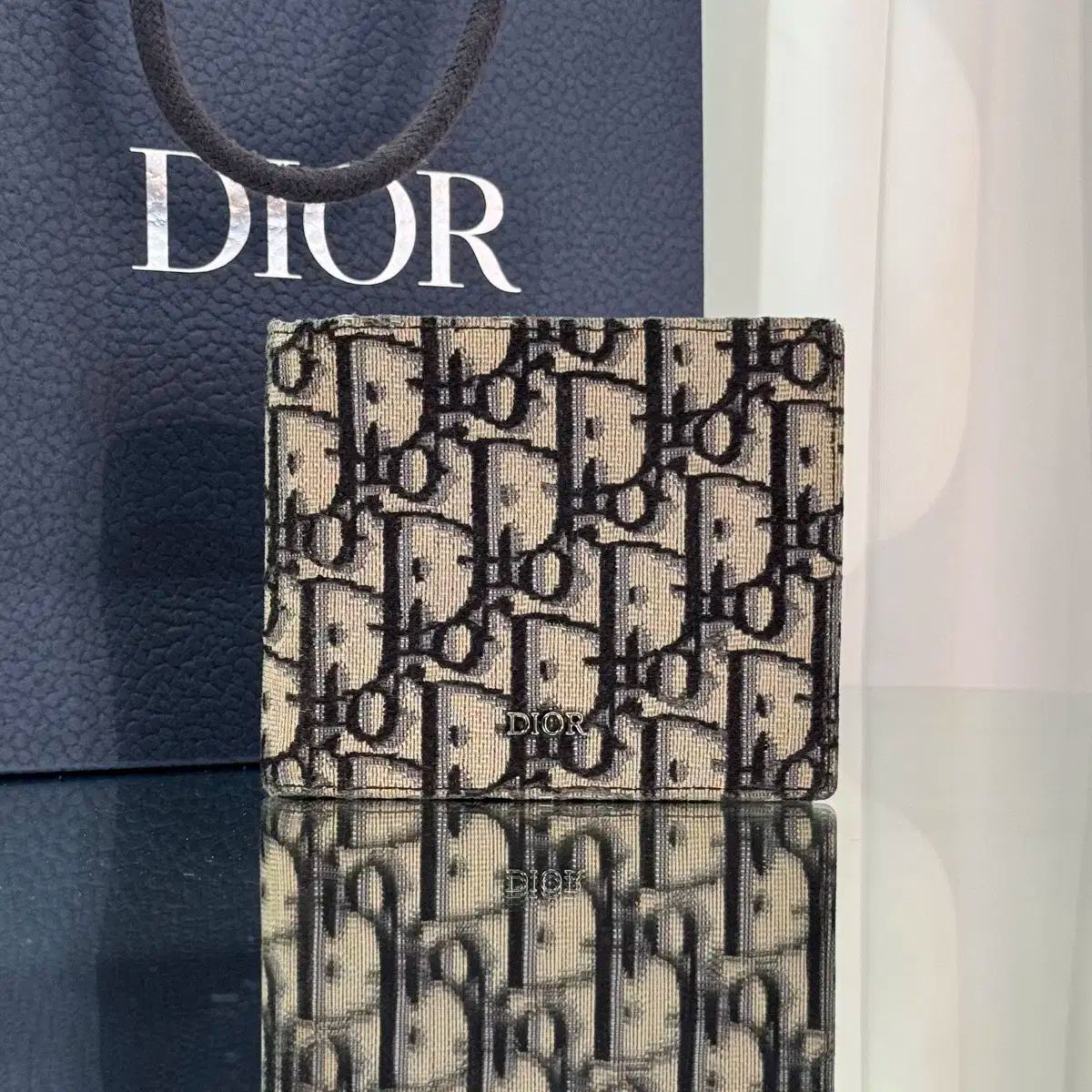 ディオール オブリーク 二つ折り財布 お買い物バッグ 贈呈