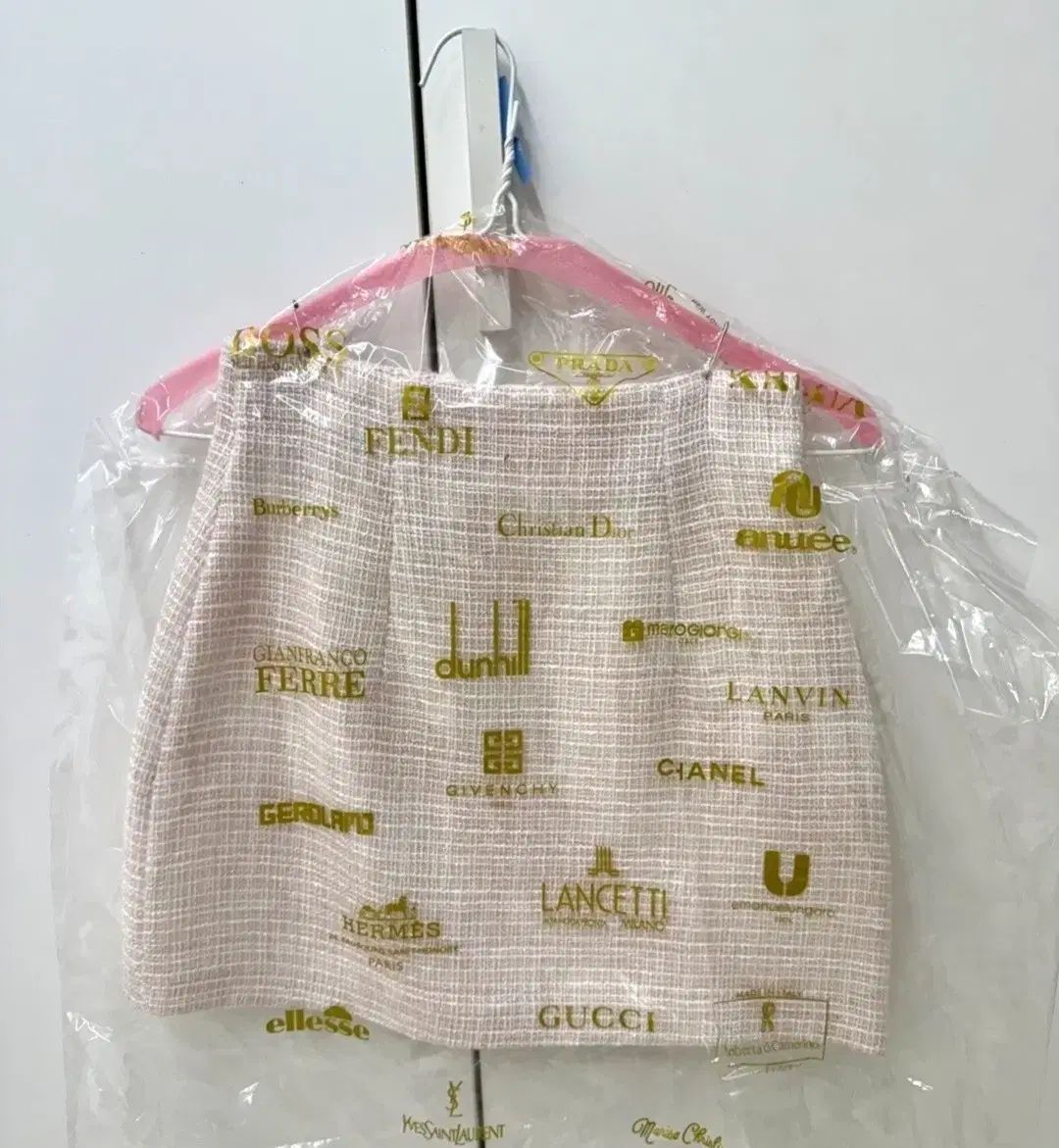 ツイード半袖クロップドジャケットスカートセット