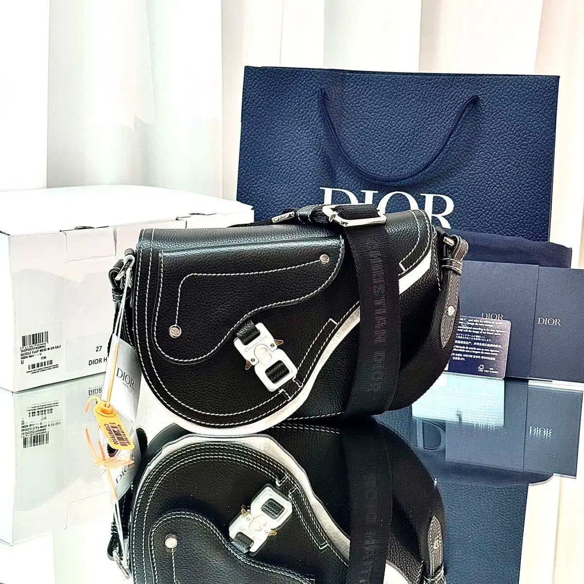 フルセット | ほぼ Dior サドル メッセンジャーバッグ