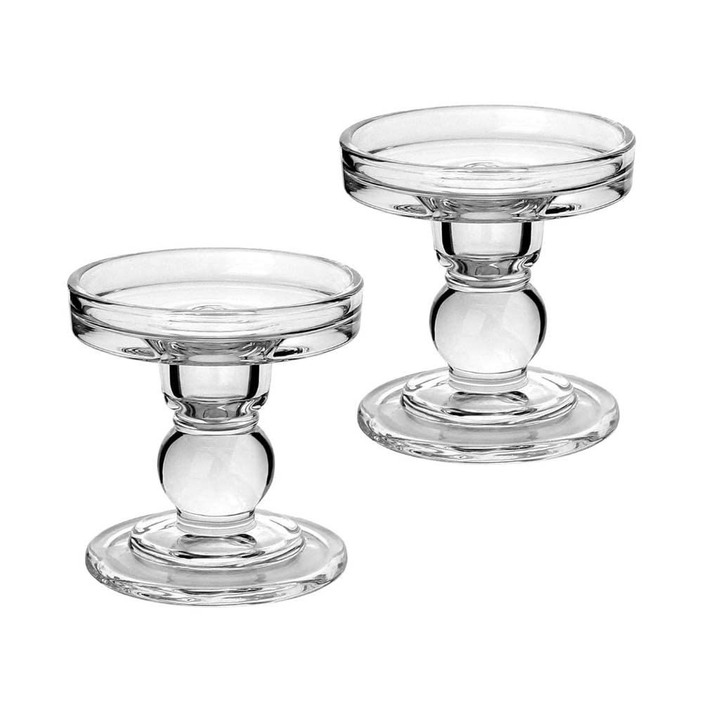 キャンドルホルダー ガラス キャンドルスタンド クリスタルガラス