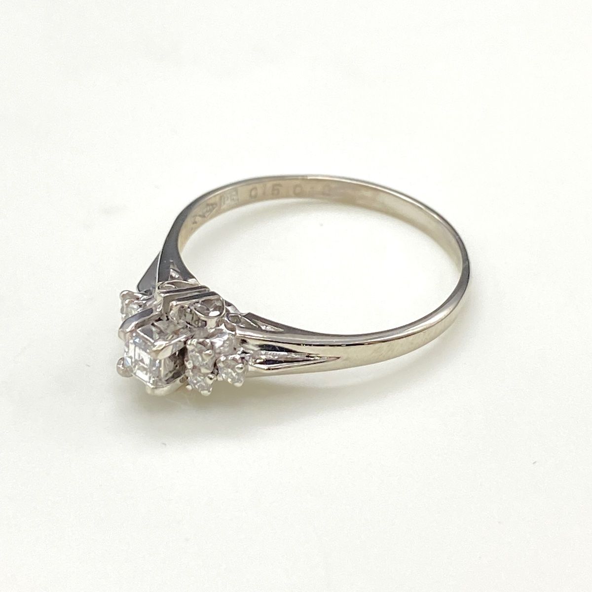 メレダイヤ リング プラチナ 指輪 18号 Pt 900 ダイヤモンド レディース