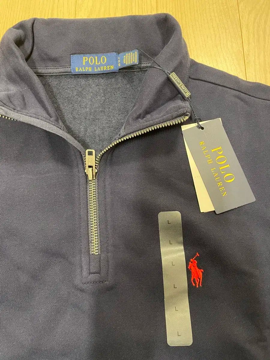 ポロ ラルフローレン アノラック ハーフジップアップ ネイビー XL