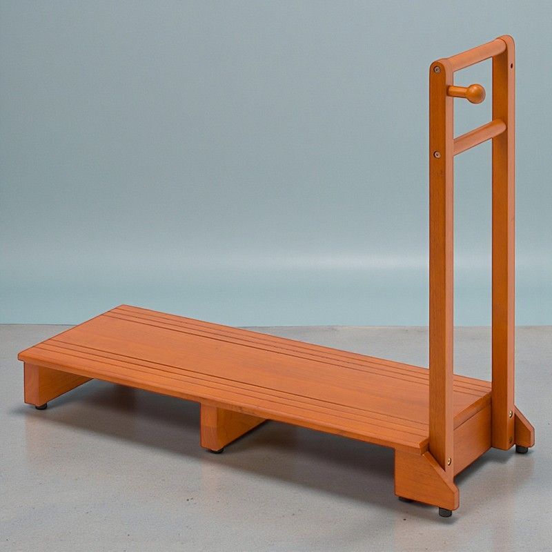 安心設計 K 手すり付き 玄関台 幅100 cm 昇降補助 踏み台 天然木 アウトレット