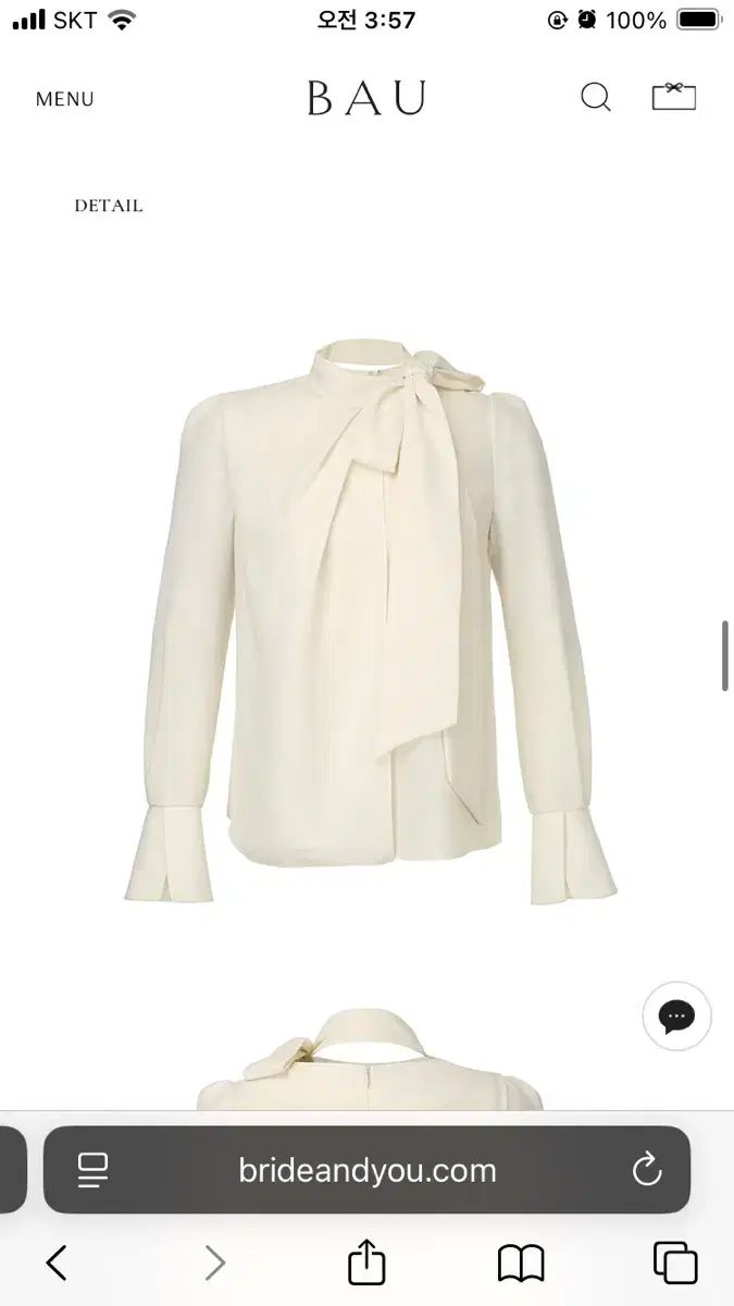  Bride And You アンド ブラウス 長袖 シャツ ブラウス