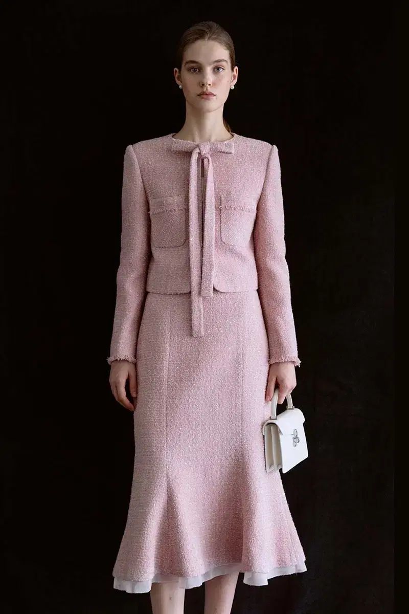 Bride And You ララ ピンク ツイード セットアップ