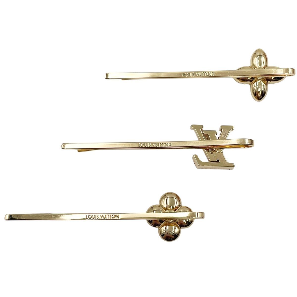 中古】 LOUIS VUITTON ルイ・ヴィトン バレッタ・ルイザ ヘアピン 3本