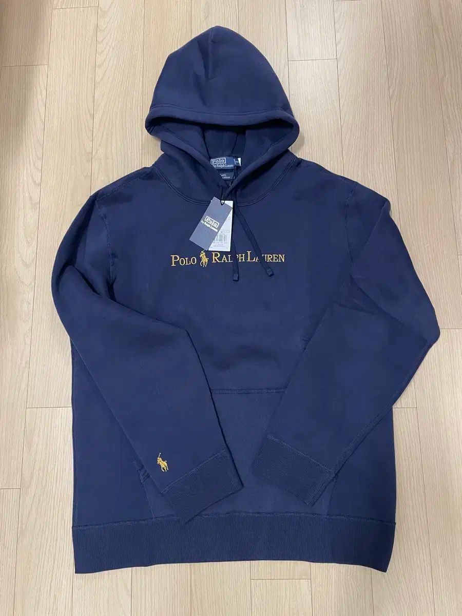ポロ Ralph Lauren ロゴ フーディー ネイビー L