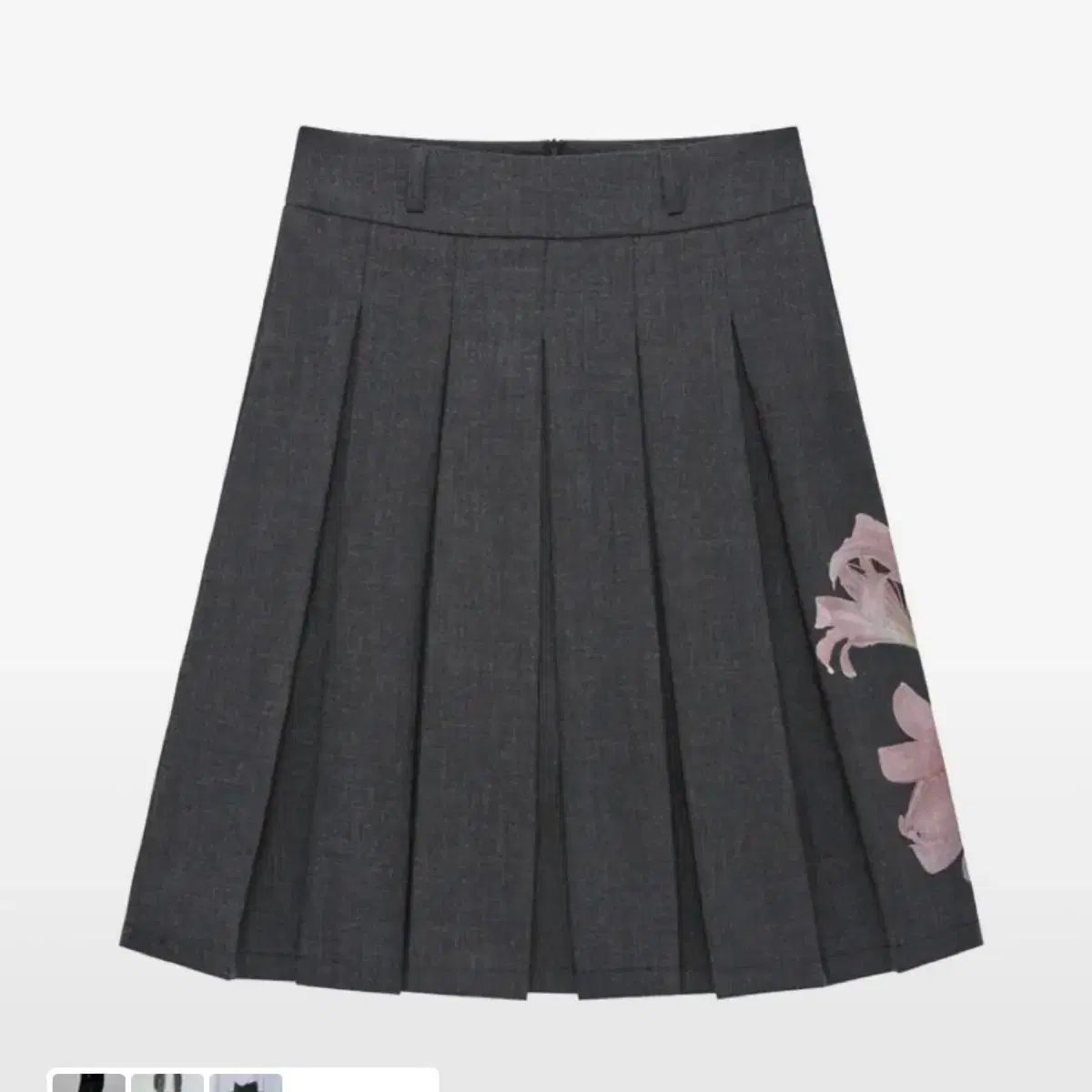 フラッグ 思想 グラフィック ミディ スカート
