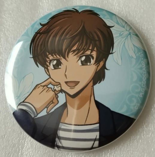 e➕コードギアス➕ 枢木スザク ポップコーン 缶バッジ - メルカリ