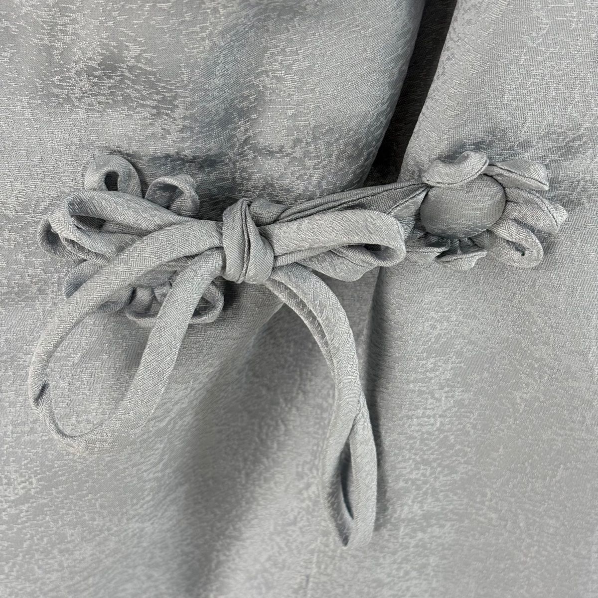  道中着 身丈112 5 cm 裄丈69 L 和装コート 地紋 水色 正絹 羽織 着物 浴衣