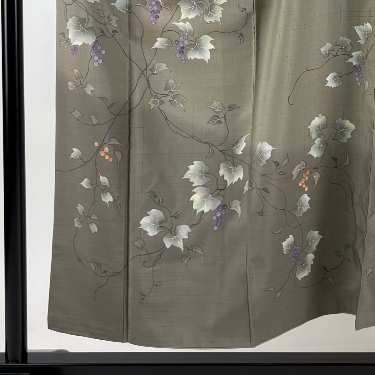 平和屋着物 上 本場筑前博多織 大倉織物 誠之輔 両面 全通柄袋帯 紹巴