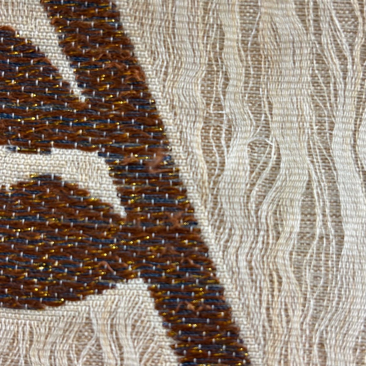 刺繍 袋帯 お太鼓柄 金糸 正絹 袋帯 秀品 鳥 枝花 金糸 刺繍 ベージュ お太鼓柄 正絹 【中古】 - メルカリ