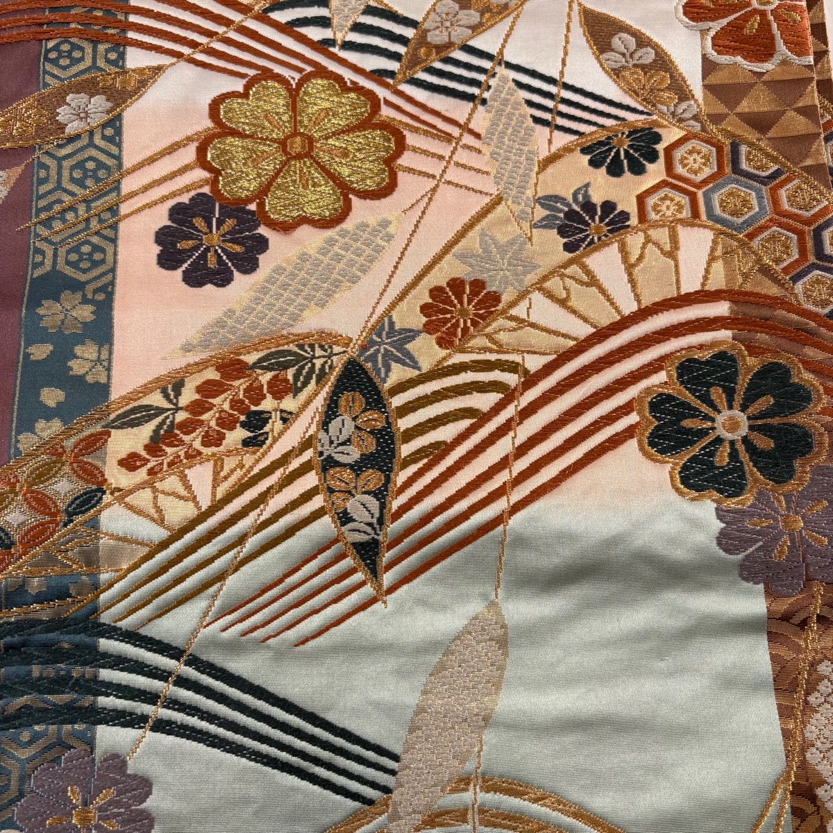 専用帯3805 3724 二点セット ●高級 正絹 六通 袋帯 源氏香 楽天市場】袋帯 振袖用 正絹 成人式に 華やかな袋帯 六通 仕立て上がり