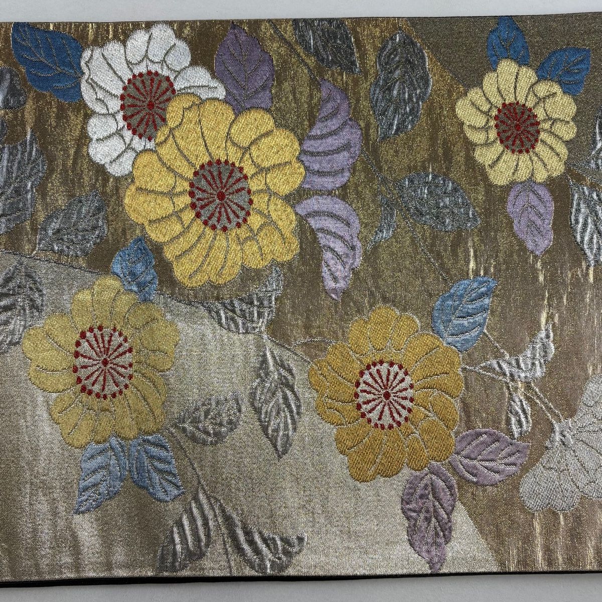 袋帯 秀品 辻が花柄 金銀糸 箔 金色 六通 正絹 【中古】 - メルカリ