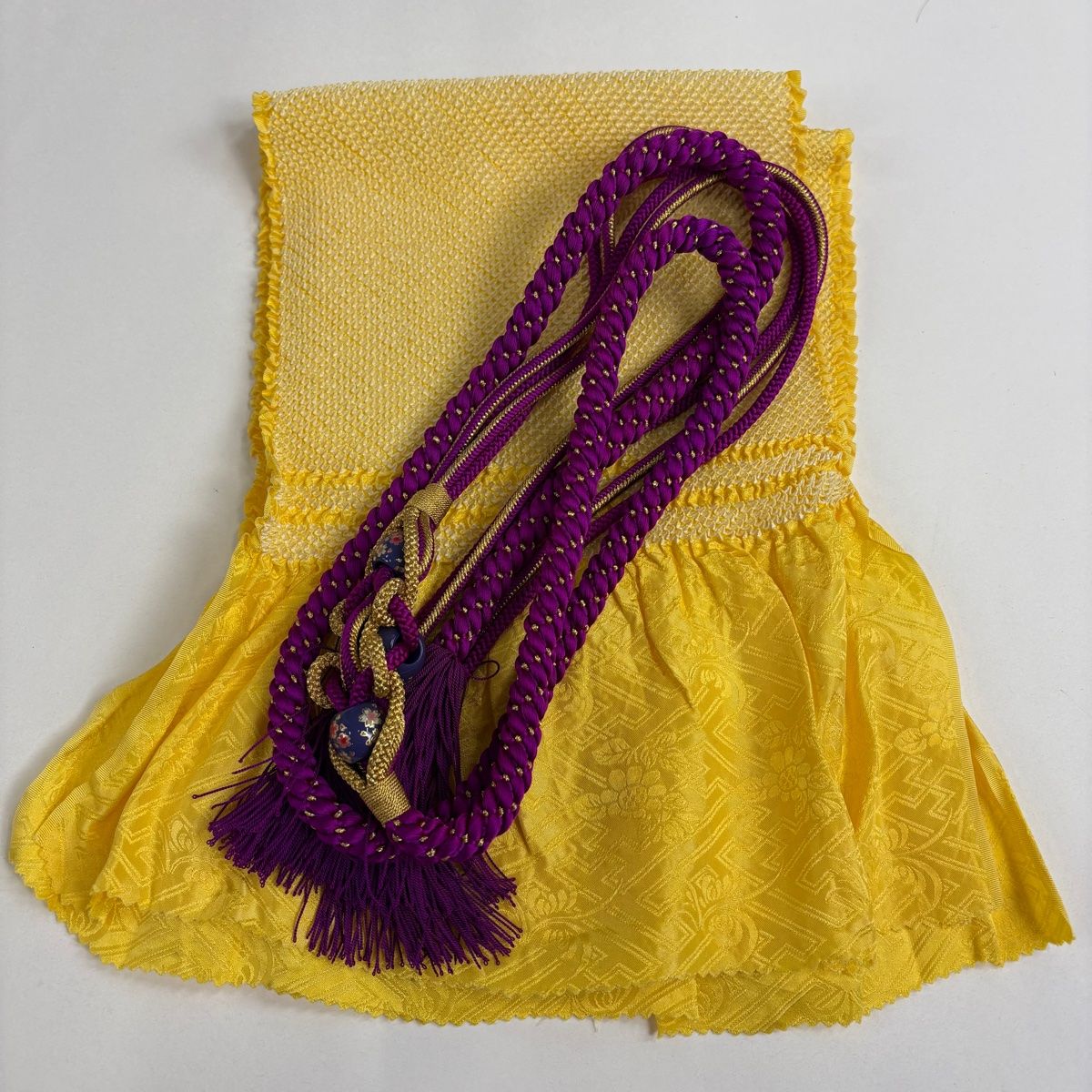 美品】 振袖 身丈170cm 裄丈68cm L 袷 袋帯フルセット 鈴 桜 金糸