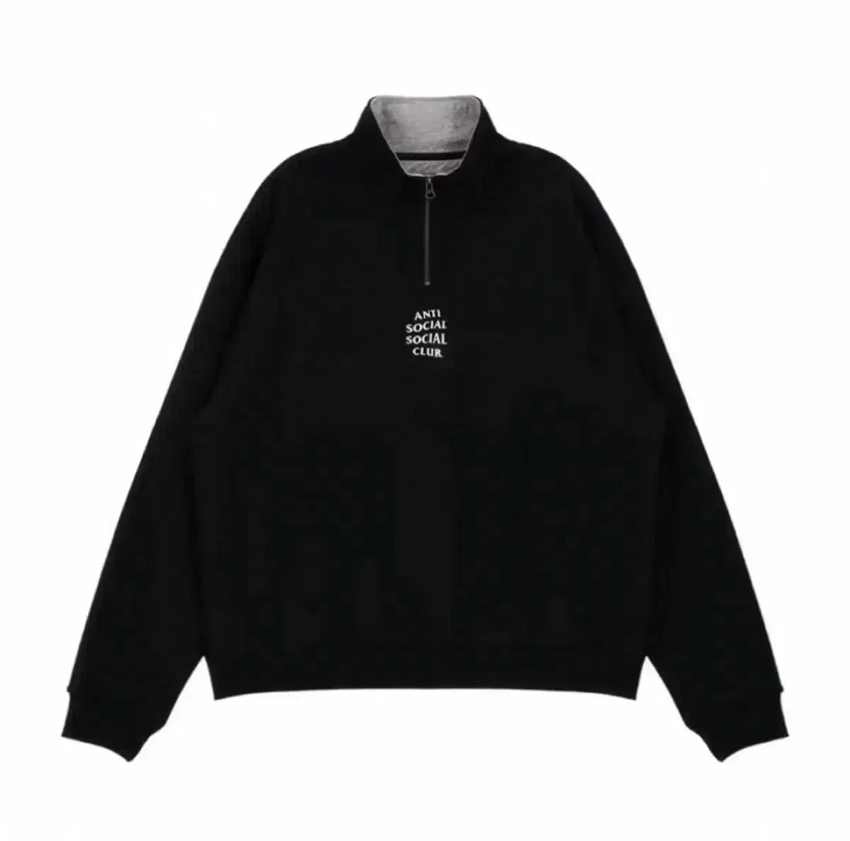 Anti Social Club アンチソーシャルソーシャルクラブ ハーフジップアップ スウェット シャツ XL