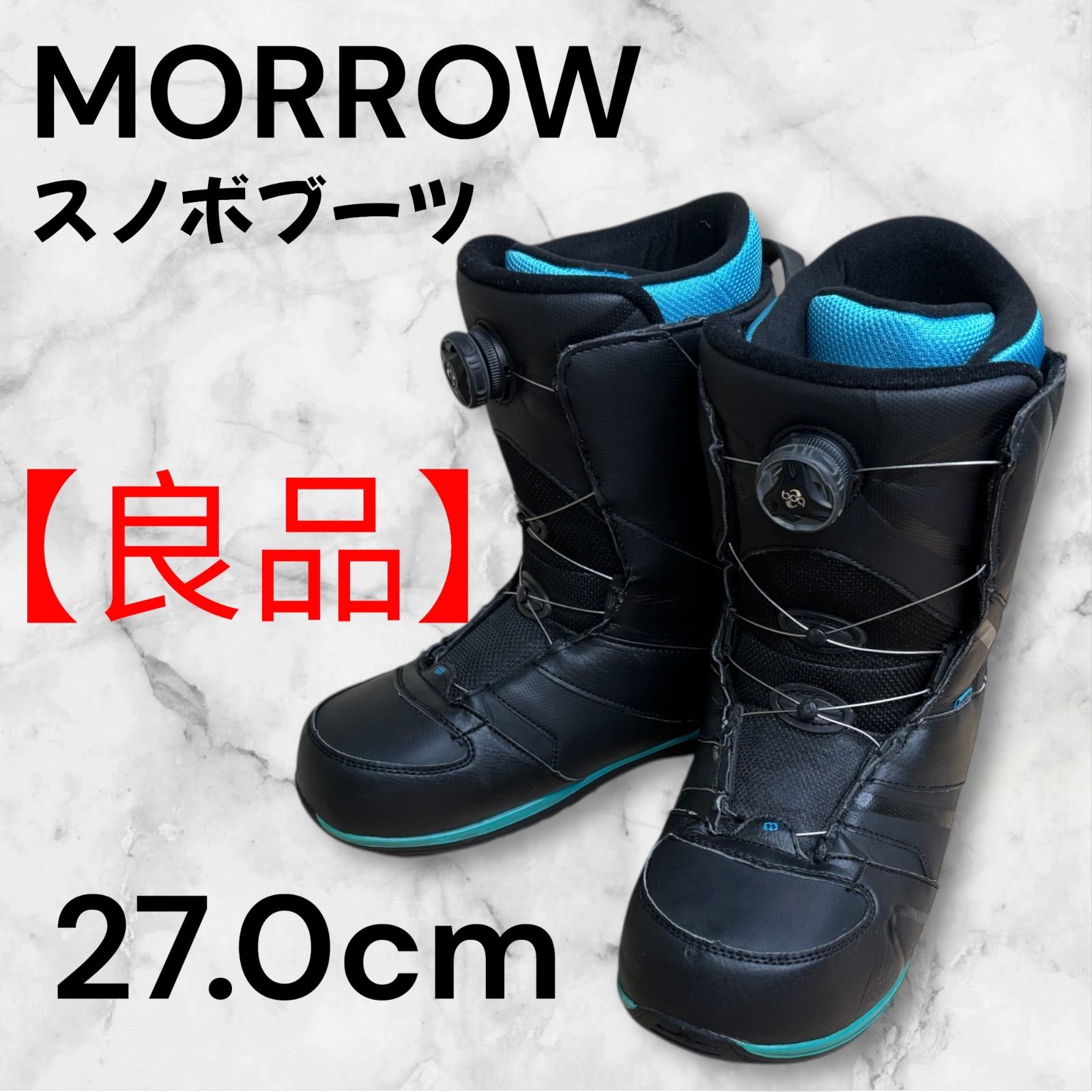 MORROW スノーボードブーツ ボア 27.0cm - メルカリ