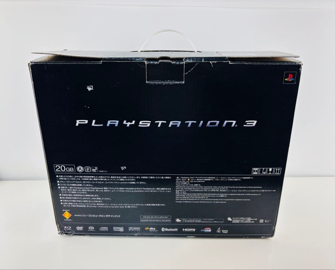 PS 3 CECHB 00 プレステ3 20 GB ブラック 初期型