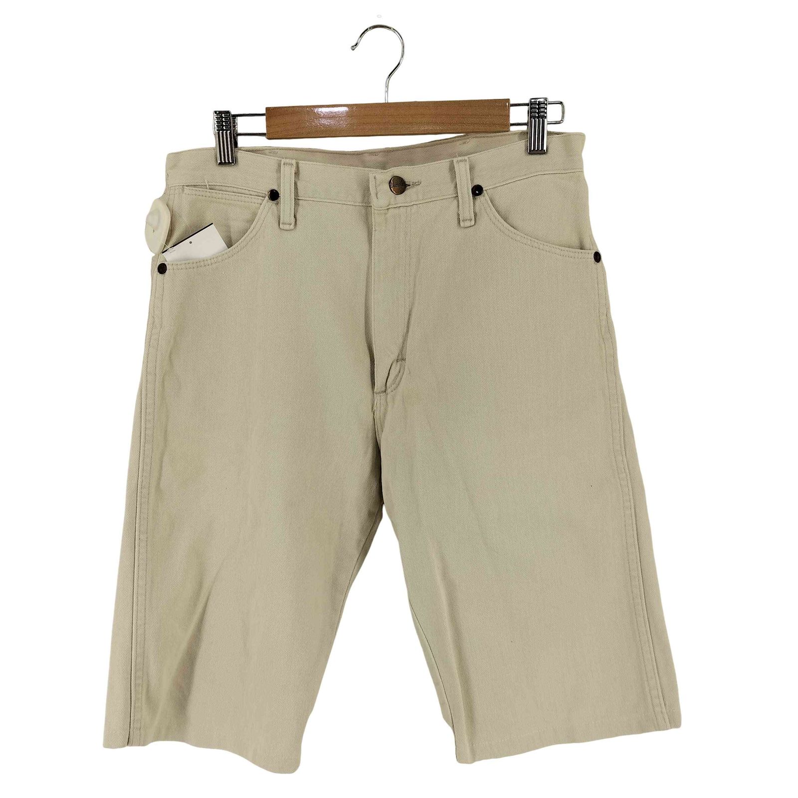 ラングラー Wrangler USA製 ホワイト デニム ショーツ リメイク メンズ  32